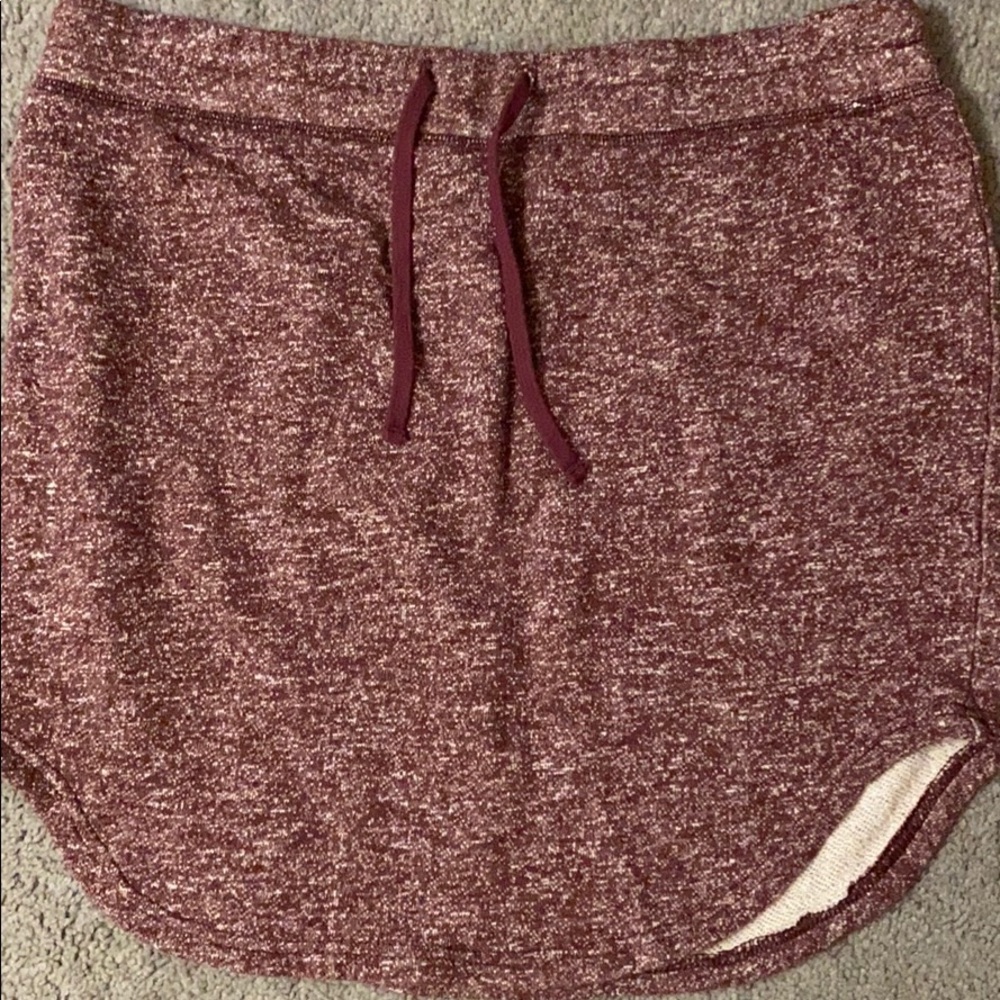 Burgundy Skirt